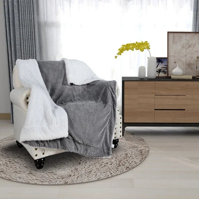 Flannel Blanket Double-layer Thick Blankets 150x120cm for winter Home Sofa Bed Cover Frazadas Mantas De Cama Cobertor