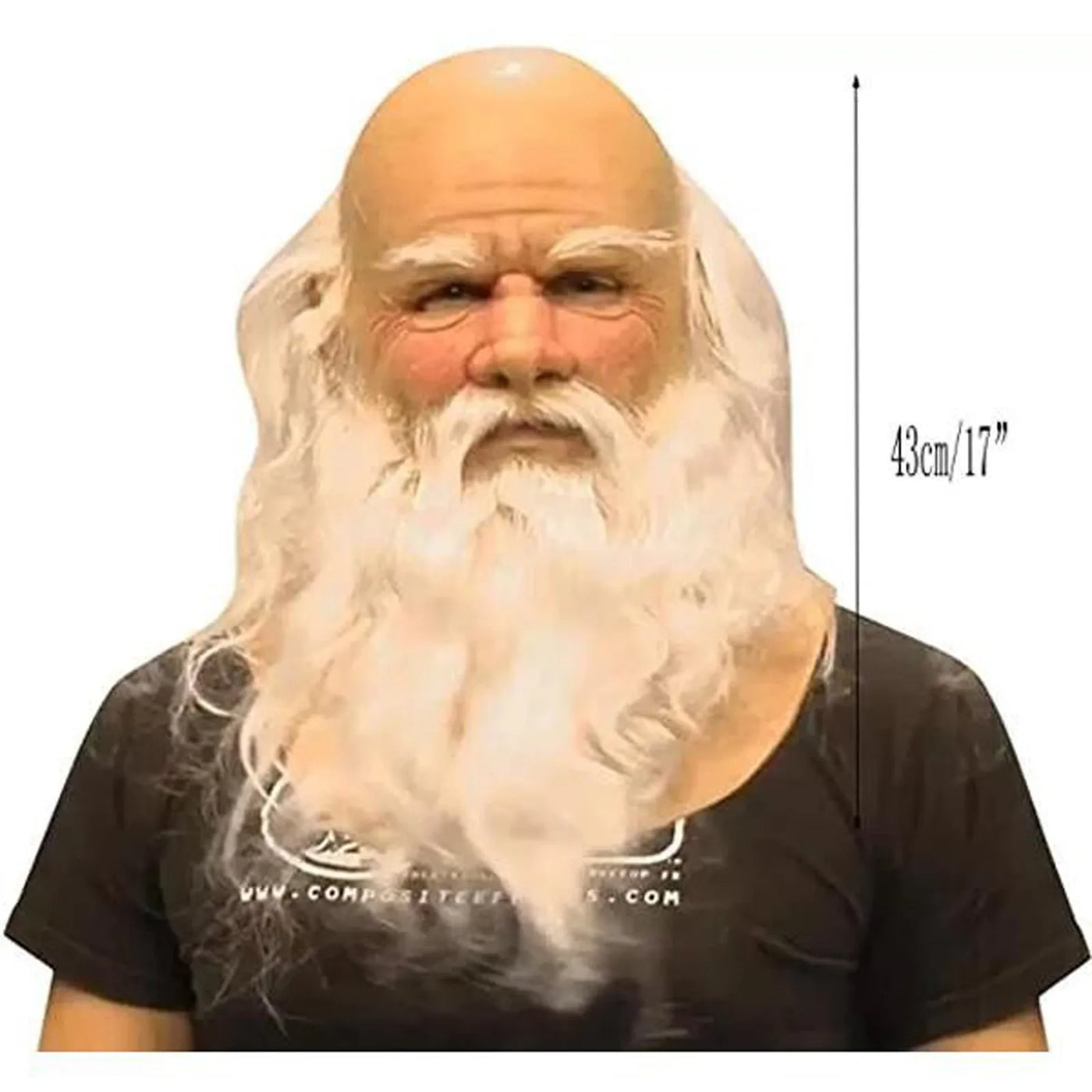 Christmas holiday props mask role-playing mask Santa Claus role-playing props headgear Carnival gift party dress up
