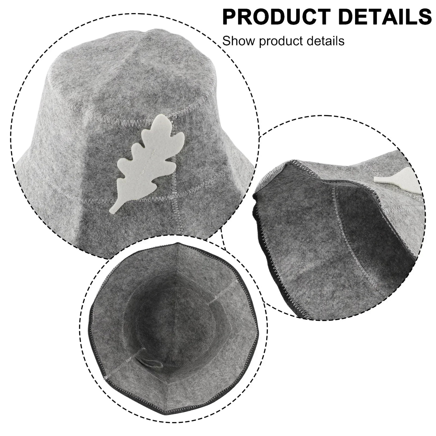 Bath House Kit Fisherman Felt Sauna Hat Fisherman Felt Sauna Hat Free Water Absorption Long Lasting Performance