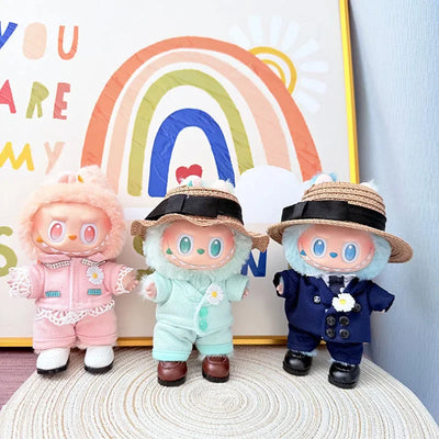 Labubu I II Clothes Pendant Labubu Sitting Baby Clothes Fashion Suit Cute Accessories