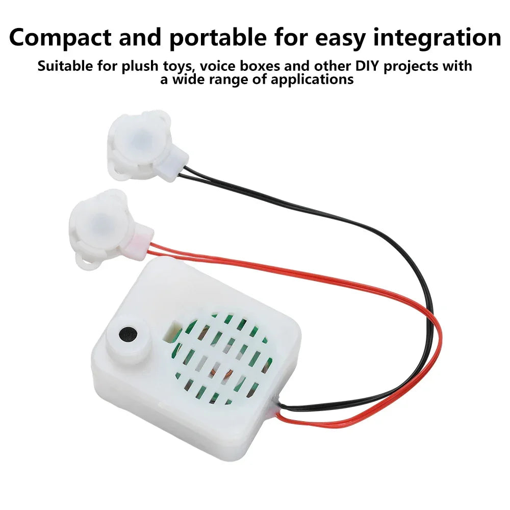 60-Second Recorder Sound Recording Module Two-Button Recorder One Record And One Play Plush Toy Voice Message Recorder Voice Box