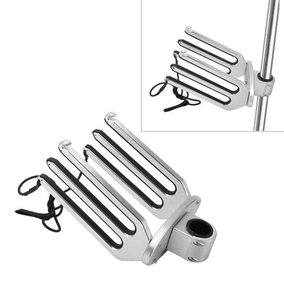 Adjustable Brushed Aluminum Wakeboarding Tower Kneeboard Rack for yacht Accessories
