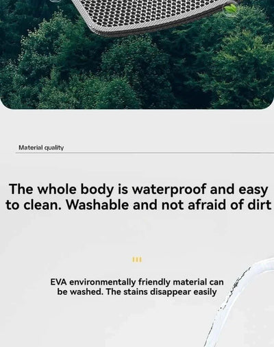 Cat Litter Mat EVA Double Layer Cat Litter Mat Cat Litter Basin Sand Falling Mat Eva Cat Litter Mat Cat Nest Mat Pet Mat