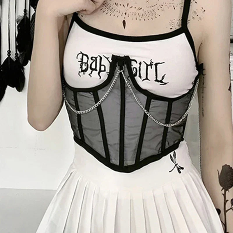 Sexy Corset Underbust Women Gothic Corset