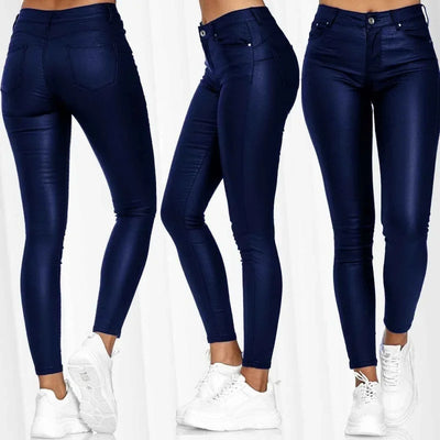 Faux Leather Leggings For Women