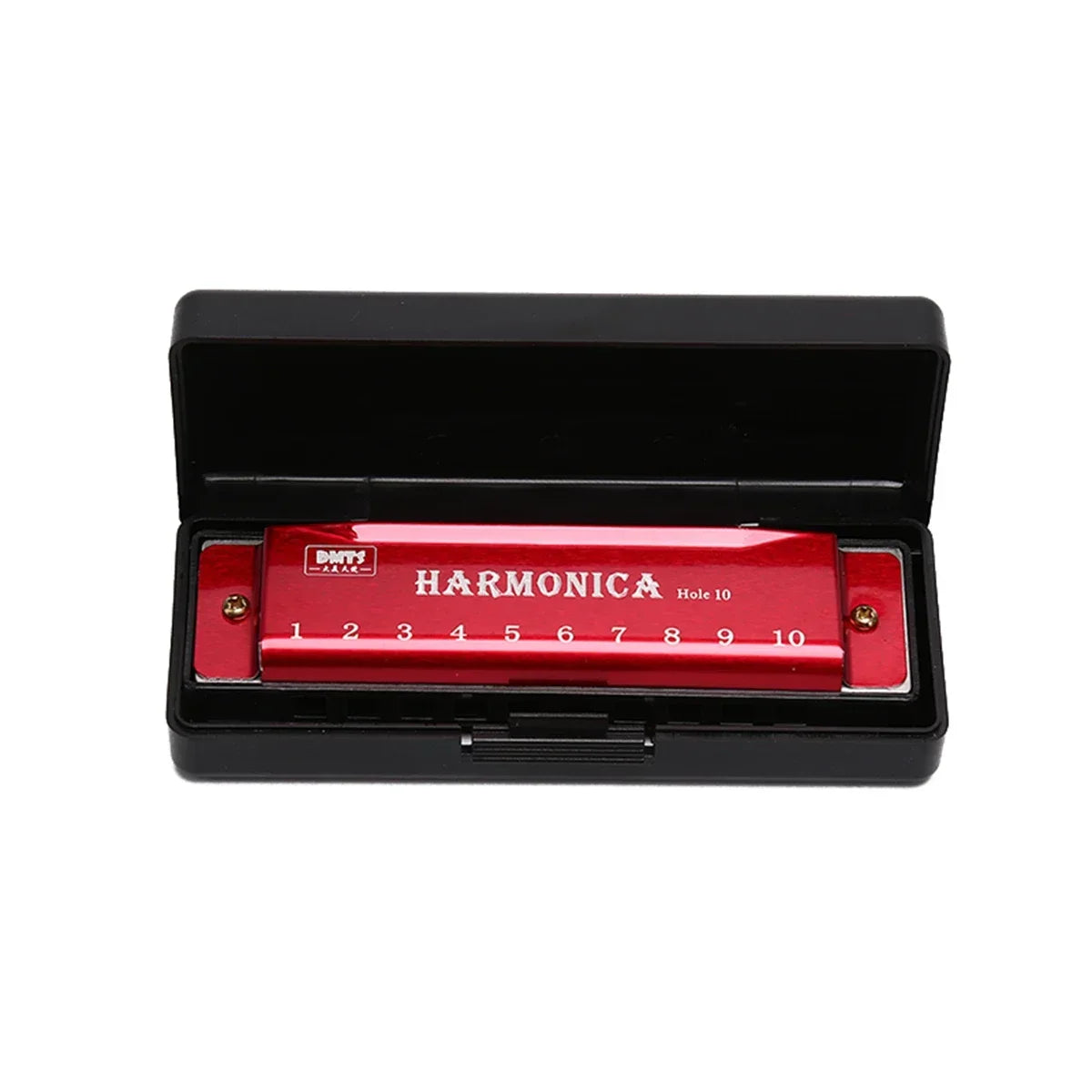 Harmonica Key of C 10 Hole Diatonic Harmonica C with Case for Beginner Students Kids Gift with Case