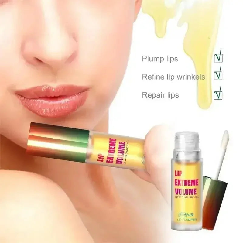 Lip Plumper Oil Serum Instant Long Lasting Volumising Essence Repair Fine Lines Increases Elasticity Sexy Balm New