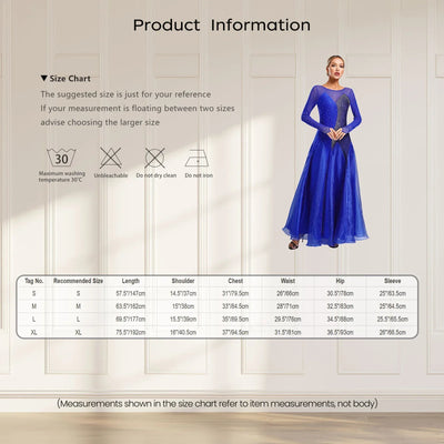 Waltz Ballroom Competition Dress Women Evening Gowns Concert Outifts Modern Tango Standard Dance Performance Stage Costume