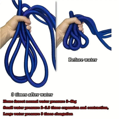 Flexible Rubber Garden Hose High Pressure Car Wash Hose Home Garden Daily Watering Tools Expandable Magic Water Pipes GOUN HOSE