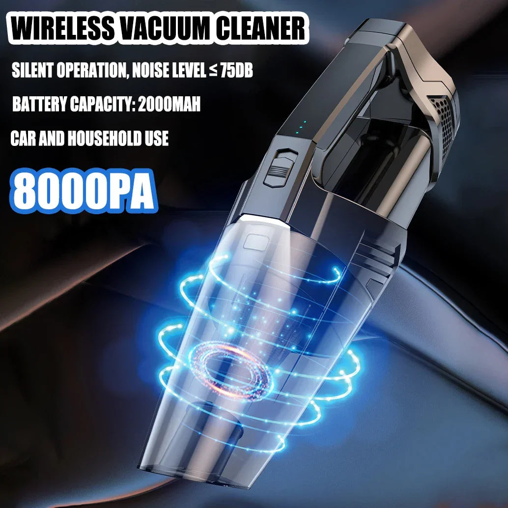 Car Vacuum Cleaner Portable Wet And Dry dual-use Powerful High Suction Handheld Wireless Vaccum Cleaners For Car Upholstery