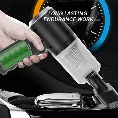 Mini Handheld Cordless Vacuum Cleaner Air Duster Wireless Dust Blower Portable Rechargeable Air Cleaner Vacuum For Car Home
