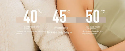 Multi Functional Smart Cervical Stretching Hot Compress Pillow for Neck Protection Kneading & Massage Pillow for Neck & Waist