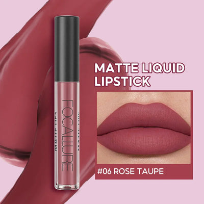 FOCALLURE Matte Liquid Lipstick Waterproof Long-lasting Lightweight Lip Gloss Lips Glaze Lips Tint Makeup for Women's Cosmetics