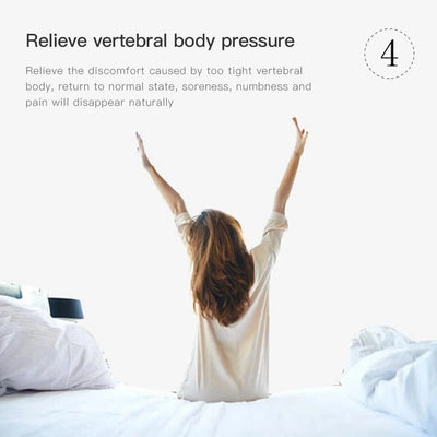 Electric Neck Massager Infrared Heating Airbag Neck Traction Vibration Shoulder Cervical Spine Shoulder Support Massager