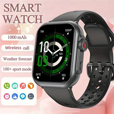 Smart Watch for Men And Women with 1.85" HD Screen 110+ Sport Modes IP68 Waterproof 100-Day Standby Heart Rate & Sleep Monitor