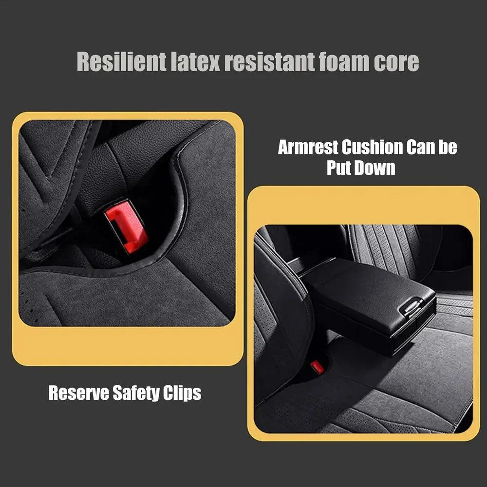 Cushion Seat For Car Breathable Shock Absorbing Car Cushions Supportive Interior Accessories Fashion Universal Seat Cushions