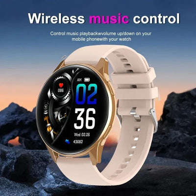 2025 Smartwatch Round AMOLED Display reloj hombre Wireless Bluetooth Smart Watches For Men Women Sleep Monitor For ios Android