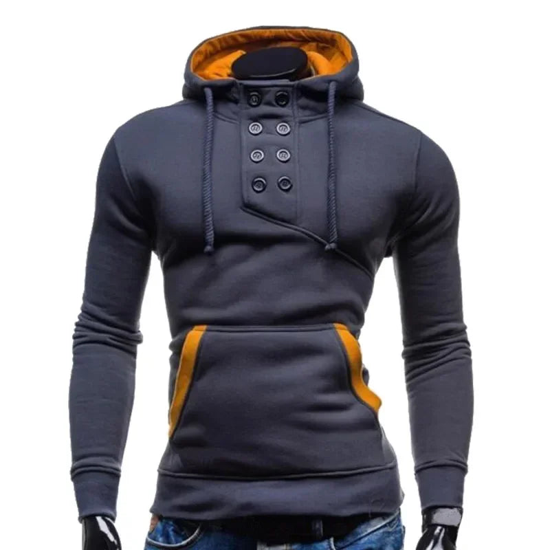 Men's Hoodie Sweatshirts for Men Pullover Spring Autumn Slim Fit Tops Sweatshirt Mens Casual Blouses Hoodie