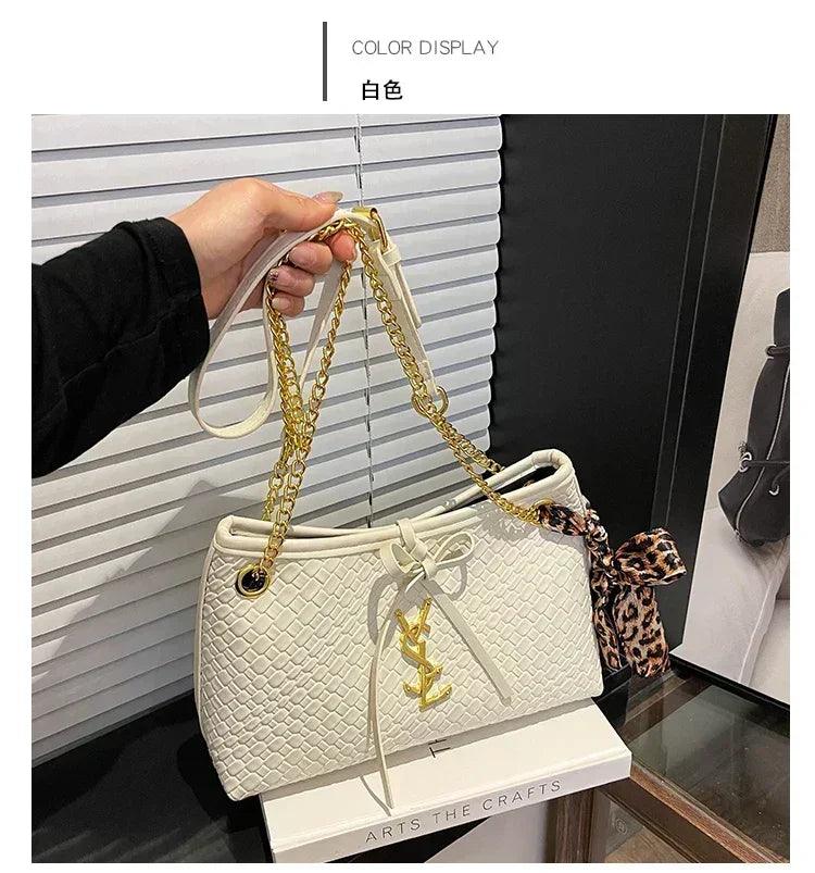 Famous designer women’s handbag in soft leather elegant crossbody-bag with adjustable strap classic luxury style