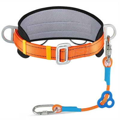 2.1mProfessional Safety Climbing Belt Downhill Harness  Rescue Belay Device Equipment Suitable For Rock Climbing Mountaineering