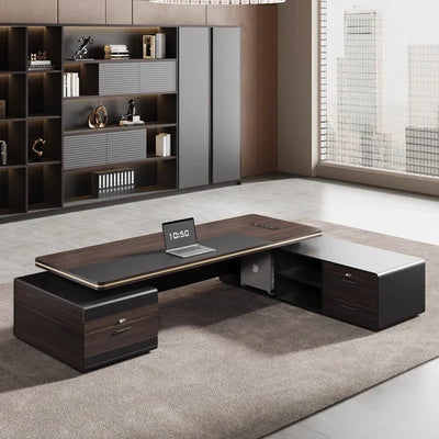 Luxurious Office Desk Modern Computer Table With Practical Organizer Perfect Gaming Enthusiasts Professionals Home Decoration