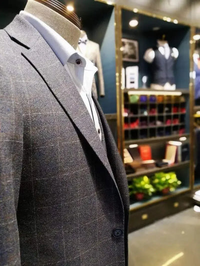 Italian Business Gentleman Slim Suit, Groom Wedding Blazers, Men's Blazers, Italian Costume, Sizes M to 5XL