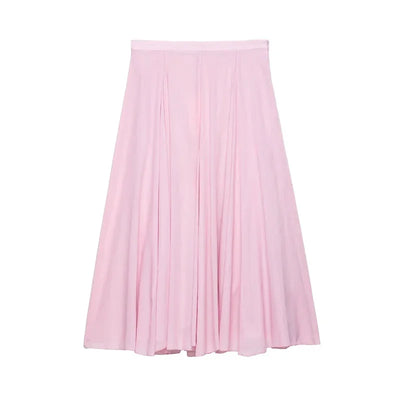 Women's Pink Pleated