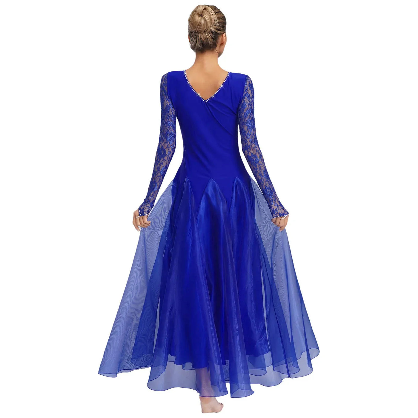 Waltz Ballroom Competition Dress Women Evening Gowns Concert Outifts Modern Tango Standard Dance Performance Stage Costume