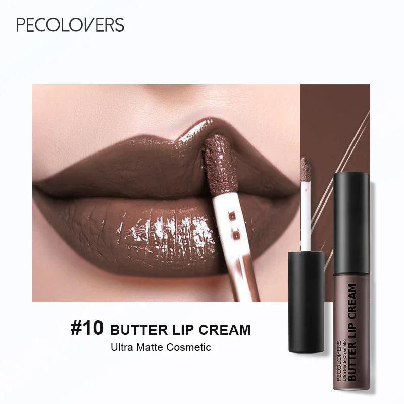 1PC Butter Gloss Non-Sticky Lip Gloss Long Lasting Nude Lip Makeup Hydrating Lip Gloss with Essential Oil Liquid Lipstick