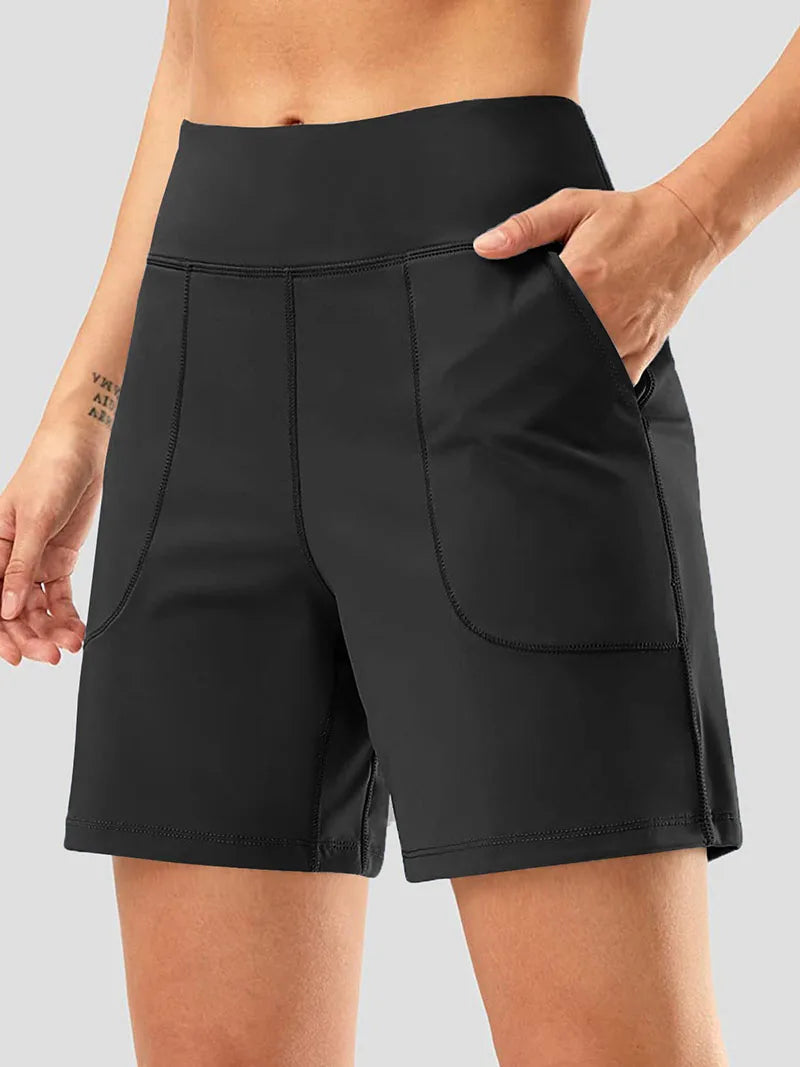 Seamless Sport Shorts For Women Summer Elastic Scrunch High Waist Push Up Tummy Control Gym Fitness Workout Yoga Shorts