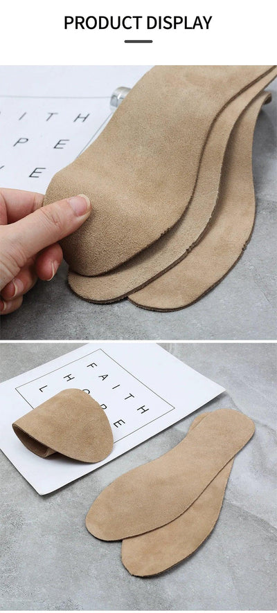 Deodorant Trimmed Cowhide Insoles for Children Shoe Insole Trimmable Men's Sneakers Ankle Boots for Women Sneaker Women's Boot