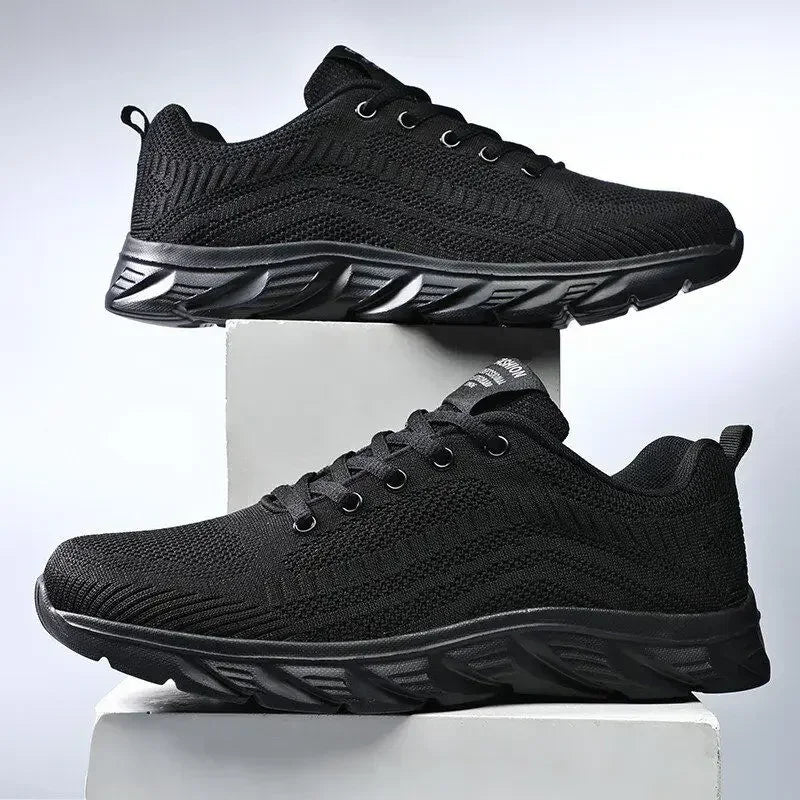 New Athletic Shoes for Men Shoes Sneakers Black Casual Men Mesh Sneakers Breathable Tennis Running Walking Gym Men Shoes