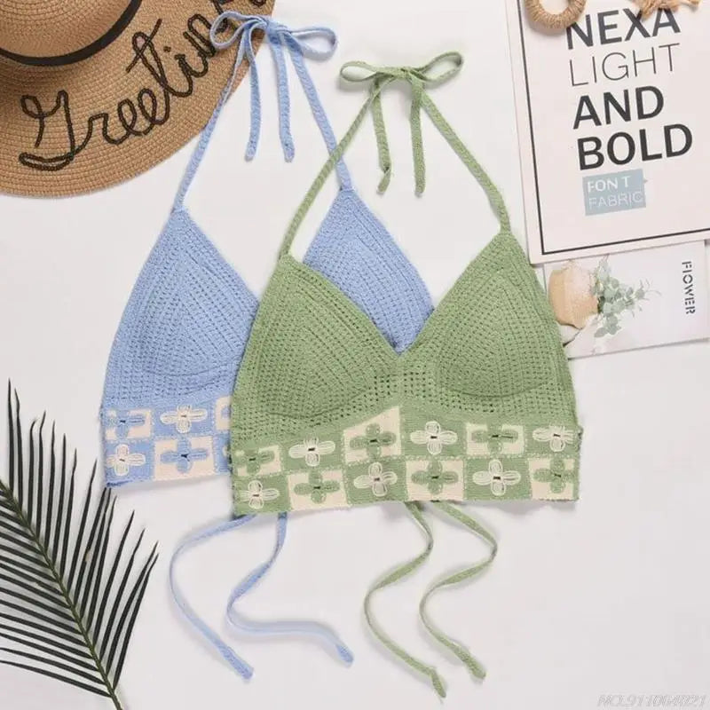 Sexy Top Women Crochet Boho Beach Camisoles