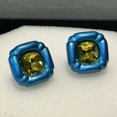 2025 New Trend Fine Jewelry Set Charming Luxury Yellow Flower Crystal Fashion Necklace Bracelet Earrings for Women's Party Gifts