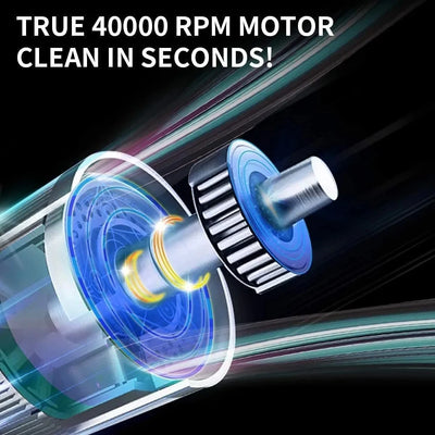 Compressed Air Duster for Keyboard Electric Air Blower Computer Cleaning Cordless Air Dust Cleaner for PC Crumbs Car