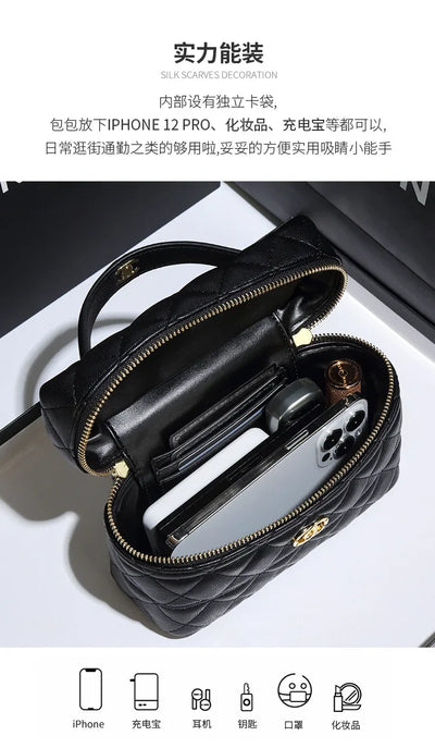 Fashion-Forward Women's Leather Handbag Crossbody Shoulder Bag Designer Inspired Tote Purse for Work and Social Events