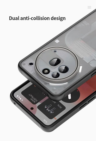 New Armor Bumper Shockproof Phone Case For Nothing Phone 3a Pro 5G Silicone Hard Cover Capa