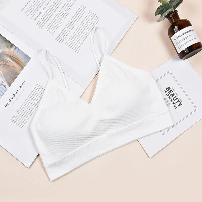 Women Bralette Wireless U-shaped Beautifying Bra