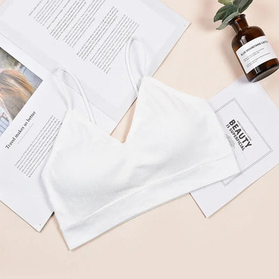 Women Bralette Wireless U-shaped Beautifying Bra