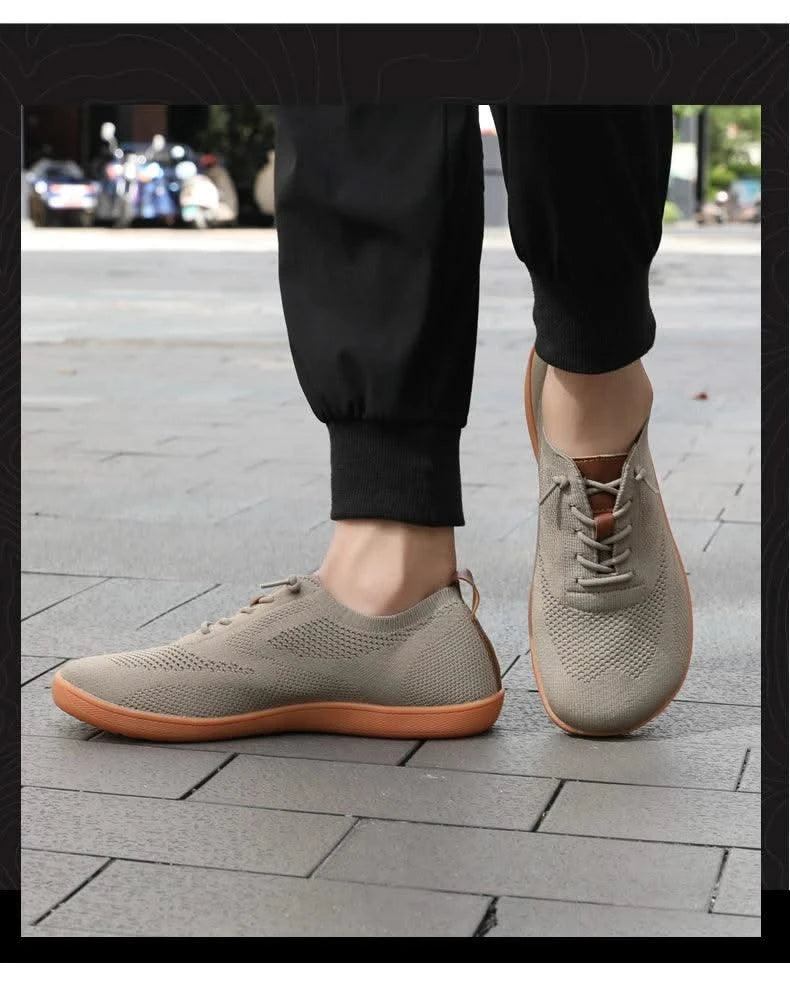 Wide Toe Barefoot Shoes Mens Womens Minimalist Walking Sneakers Shoes | Zero Drop Sole | Breathable Mesh Cross Training Shoes