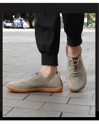 Wide Toe Barefoot Shoes Mens Womens Minimalist Walking Sneakers Shoes | Zero Drop Sole | Breathable Mesh Cross Training Shoes