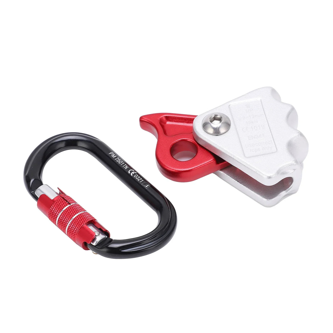 Rope Grab High Strength Safe Easily Use Slide Light Practical Lanyard Arborist Gear Kit for Mountaineering Climbing Rope Grabber