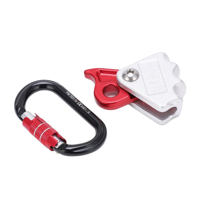 Rope Grab High Strength Safe Easily Use Slide Light Practical Lanyard Arborist Gear Kit for Mountaineering Climbing Rope Grabber