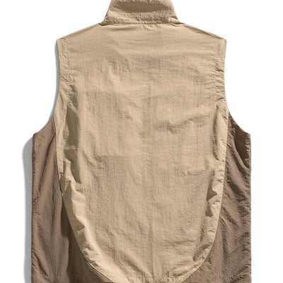 Men's vest for spring and summer new outerwear for camping hiking outdoor charging fashionable trend simple and high-end vest