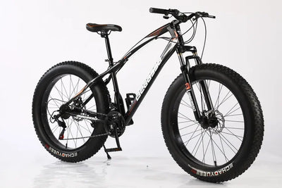 26Inch Snow Bike with Variable Speed4.0Thick Wide Tires Outdoor Beach Bike Mountain Bike Bicycle