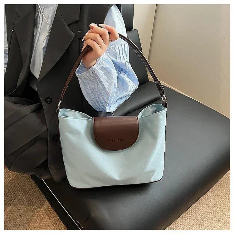 Stylish ladies handbag leather crossbody bag by famous designer - women’s shoulder tote elegant classic popular