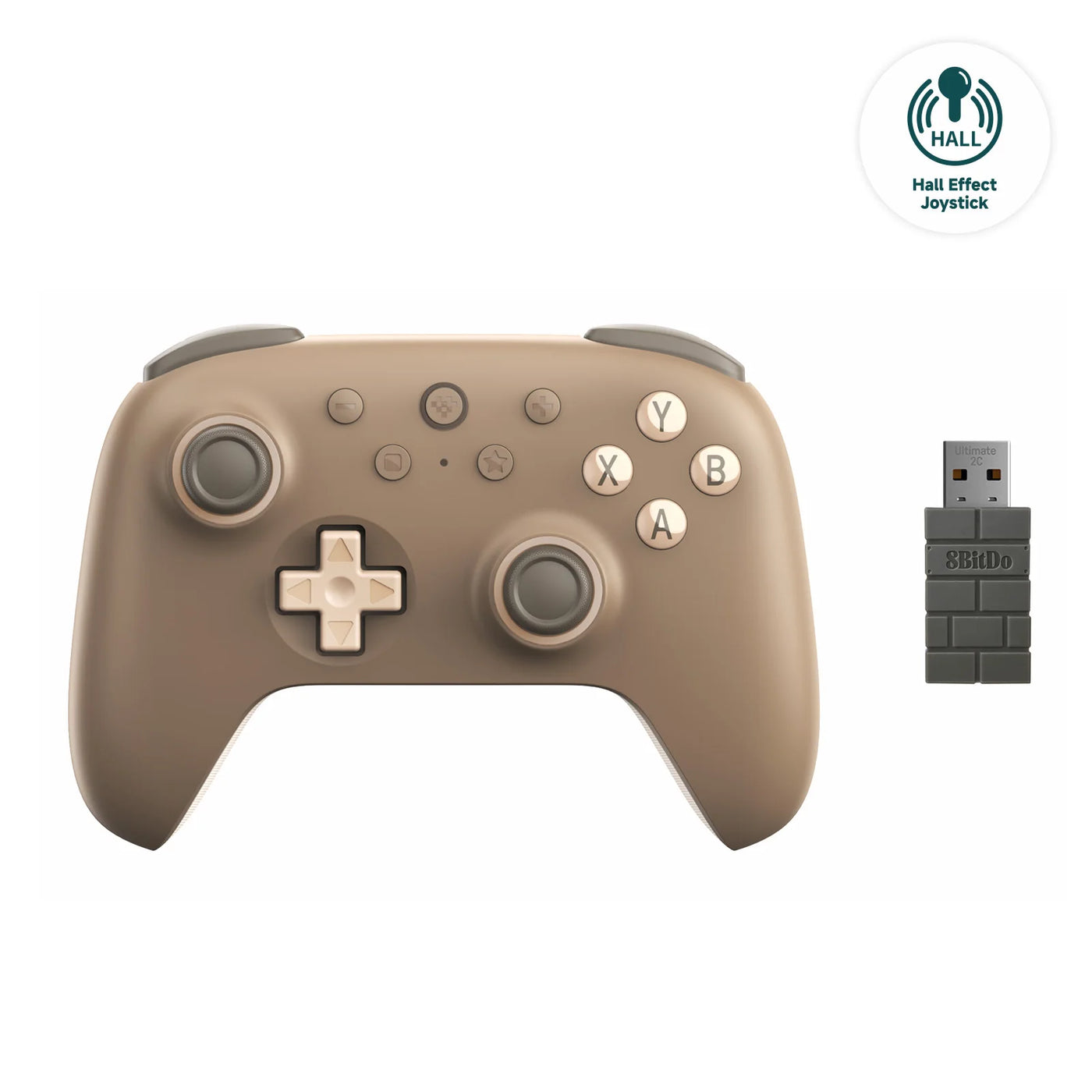8BitDo Ultimate 2C Wireless Gaming Controller for PC, Windows 10, 11, Steam Deck, Raspberry Pi, Android Gamepad Accessories