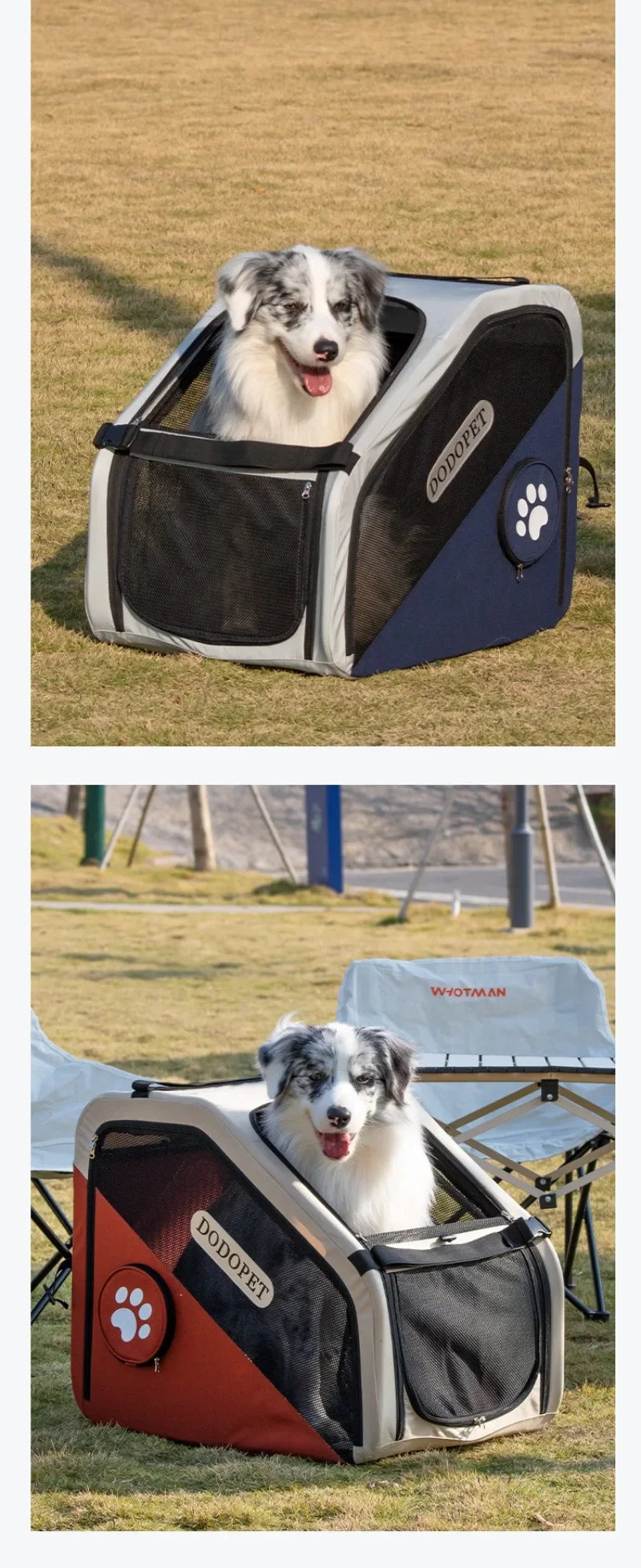 Pet Carriers Car Cage Portable Breathable Dogs Going Out Travel Foldable Kennel Pet Supplies Cages Accessories Transportin Perro