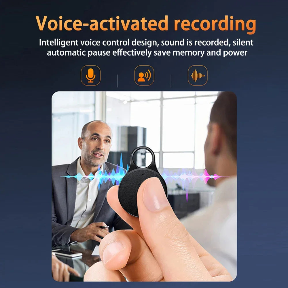 Mini Voice Recorder Pendant 8/16/32G Professional Noise Reduction Audio Record Activated Small Dictaphone Support OTG MP3 Player