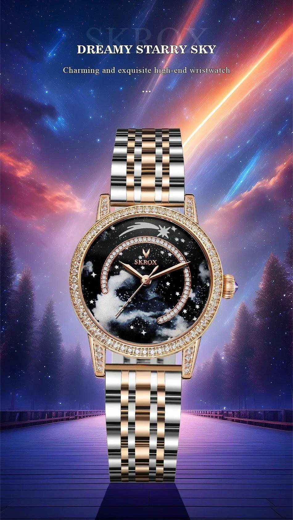 2024 high end luxury diamond watch women mechanical automatic movement ladies watches stainless steel fashion women’s